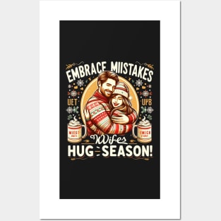 Wifey Snuggles Season: Wrap Your Arms Around Happiness Posters and Art